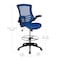 Flash Furniture Kelista Mid-Back Blue Mesh Ergonomic Drafting Chair with Adjustable Foot Ring and Flip-Up Arms BL-X-5M-D-BLUE-GG - alternate 7